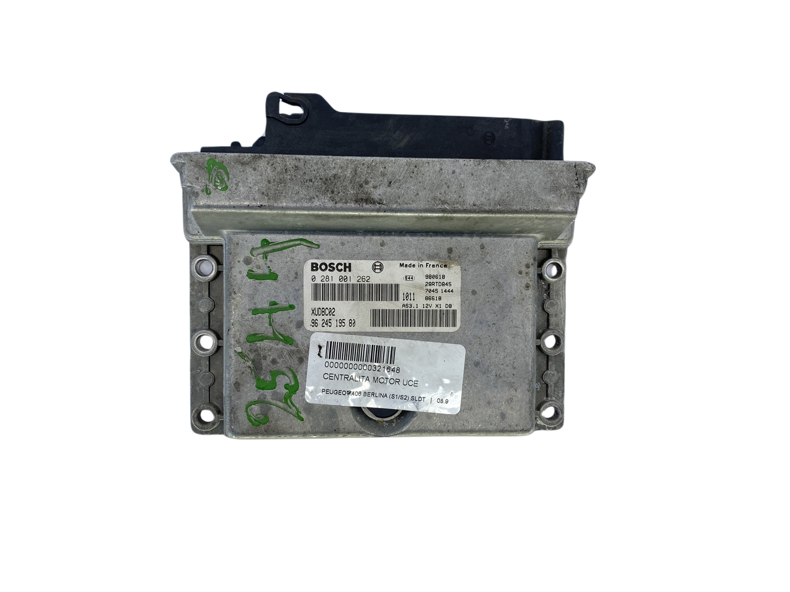 Ohjausyksikkö 0281001262 9624519580 XUDBC02 PSA Bosch 61022 main product photo