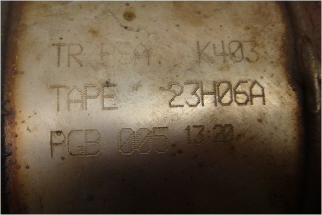 Katalysaattori 2,0 HDI Peugeot 407 RHR K403 1731PV main product photo