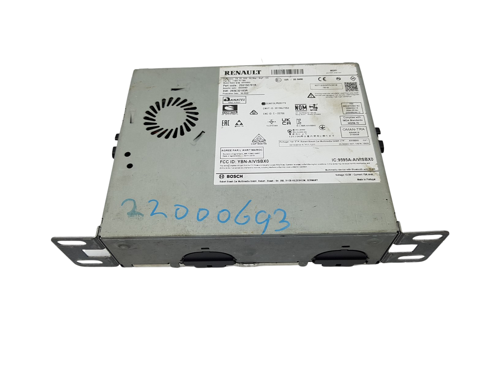 Autosoitin Renault 259150781R 283C32183R Bosch main product photo