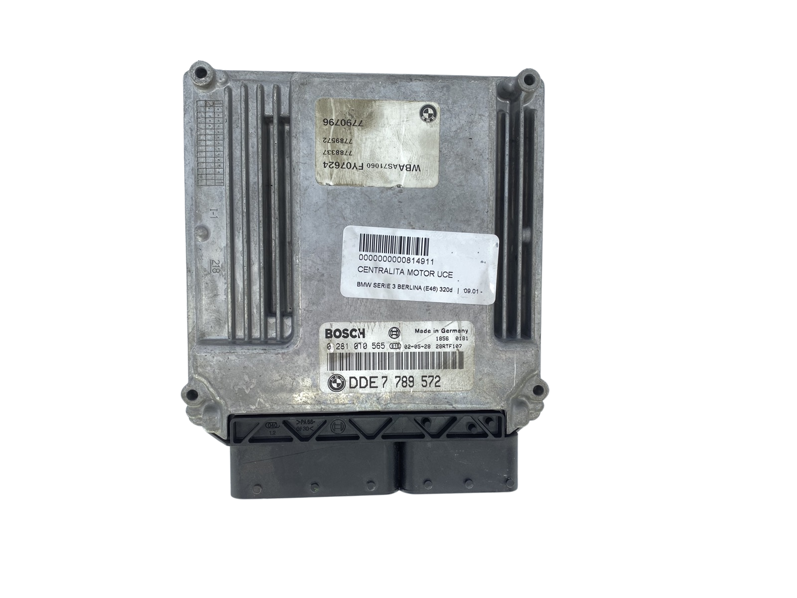 Ohjausyksikkö BMW 7789572 0281010565 Bosch 59438 main product photo
