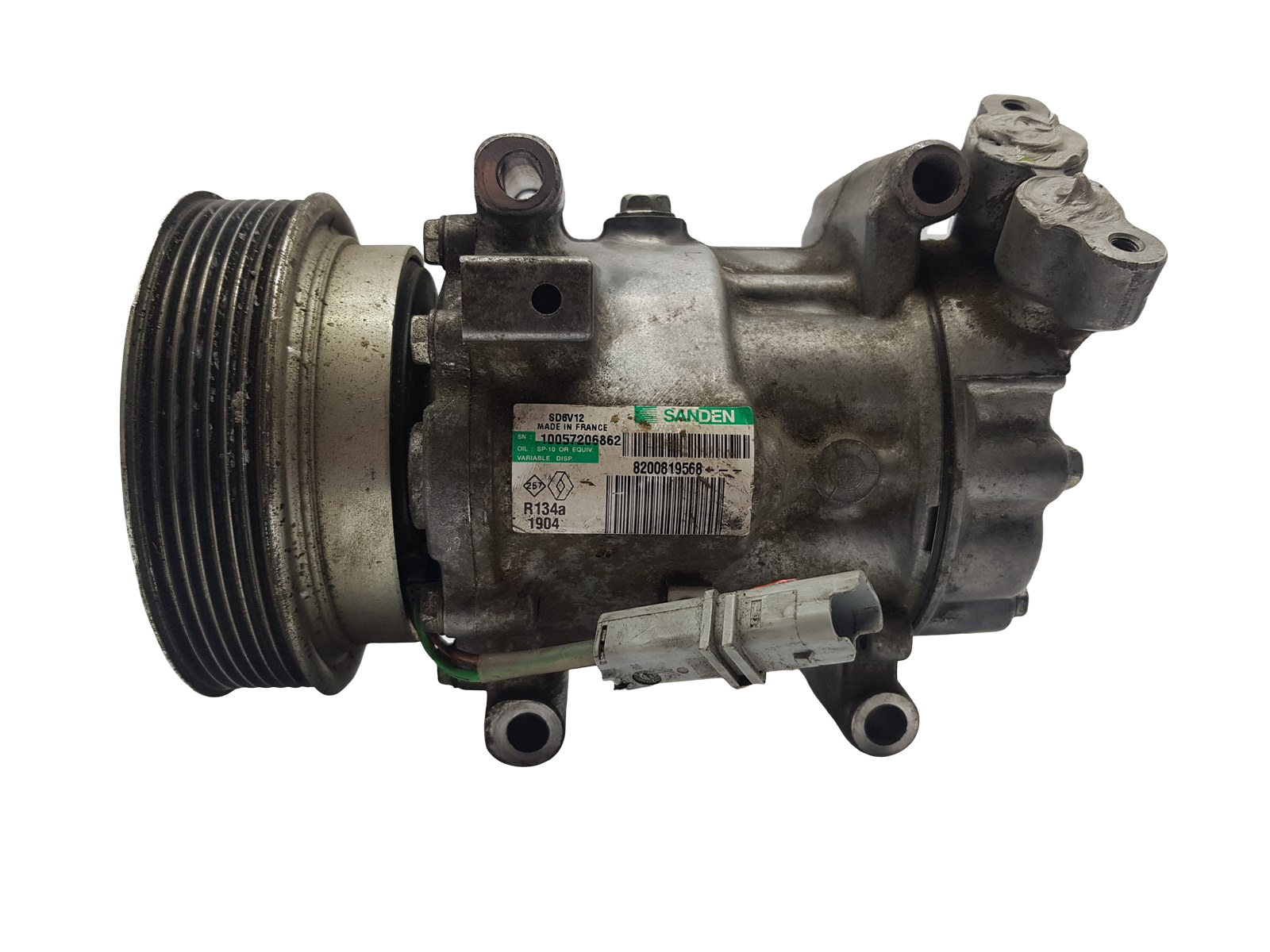 Ilmastoinnin Kompressori Renault Clio 3 Twingo 2 8200819568 1.2 16V Sanden main product photo