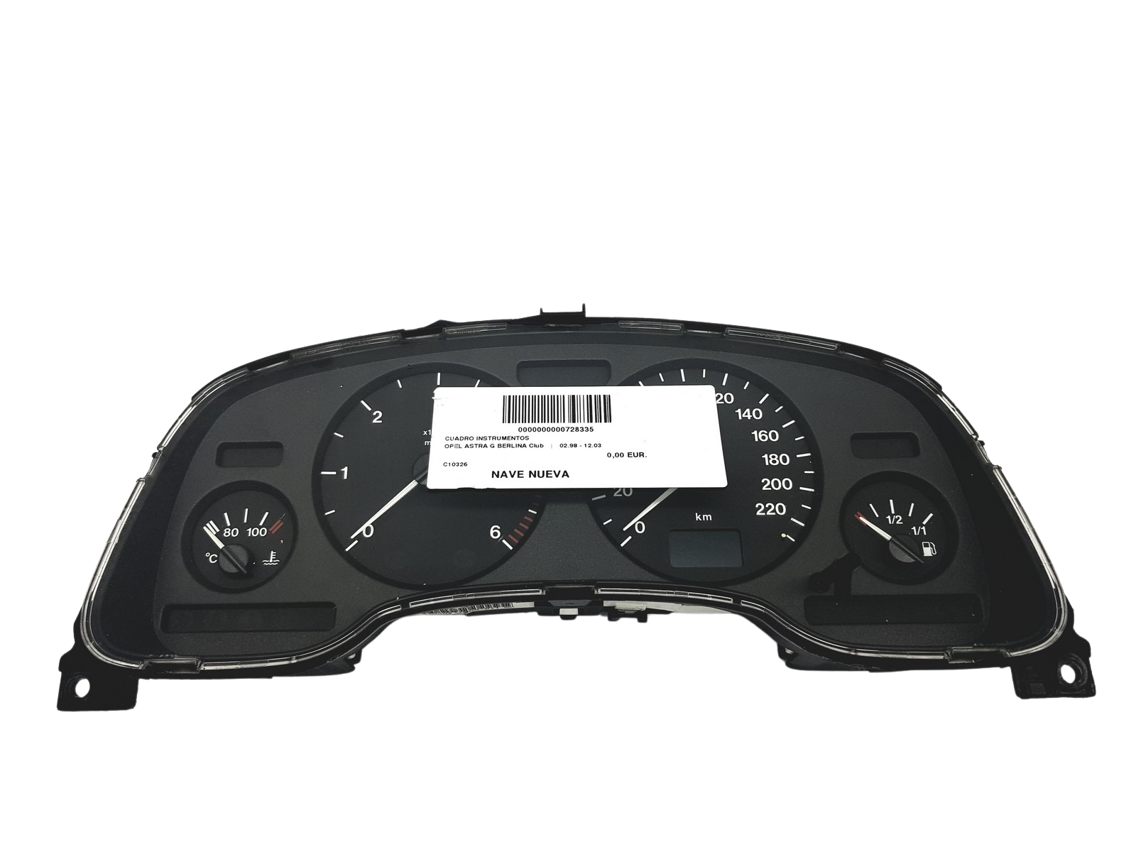 Nopeusmittari Opel 09228750DY Astra G 55496 main product photo