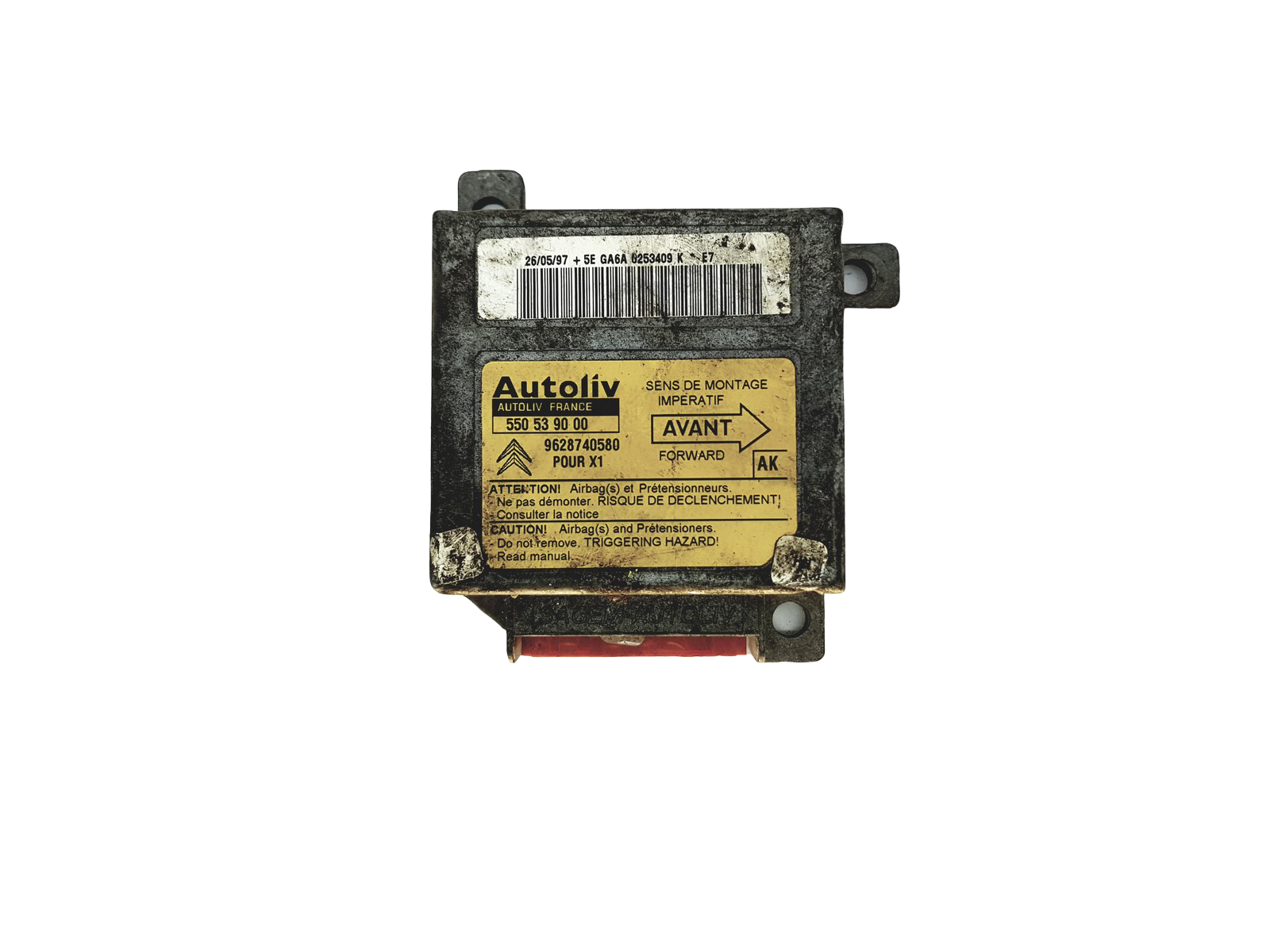 Ohjausyksikkö 9628740580 550539000 PSA Autoliv 23397 main product photo