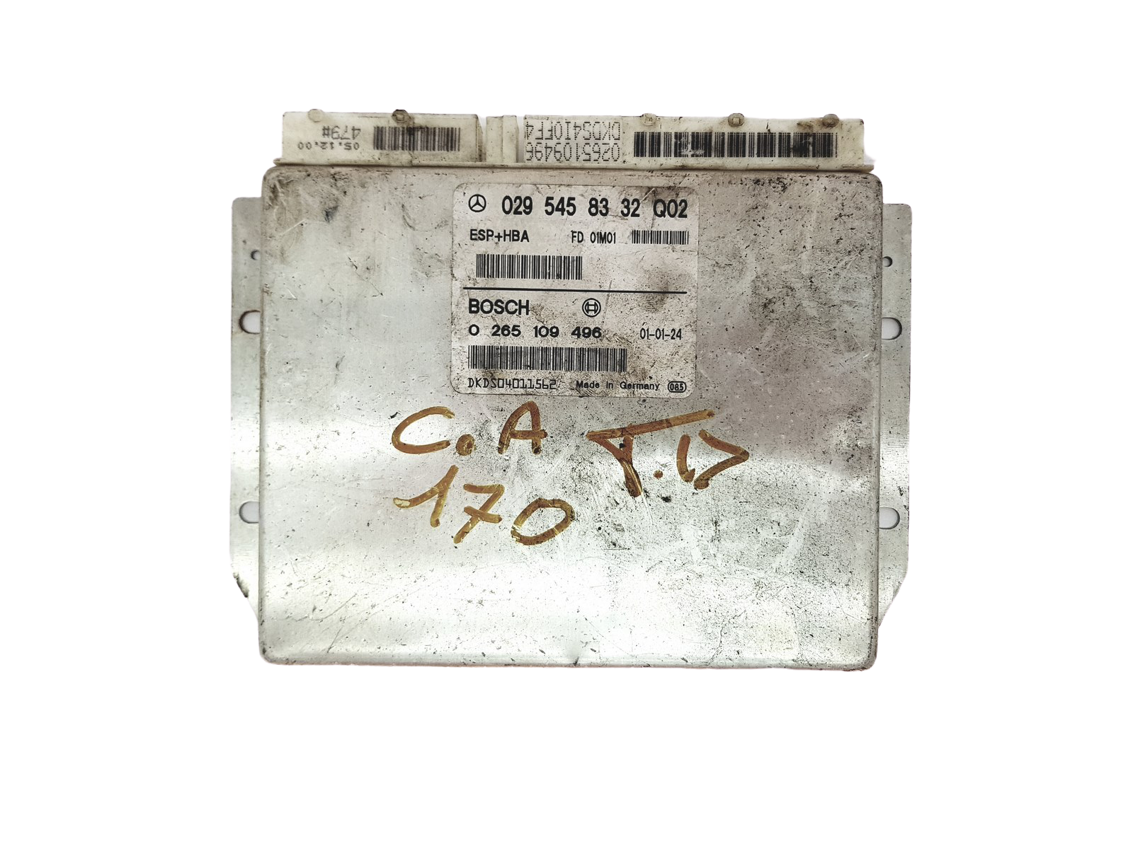 Ohjausyksikkö 0295458332Q02 0265109496 Mercedes Bosch 25328 main product photo