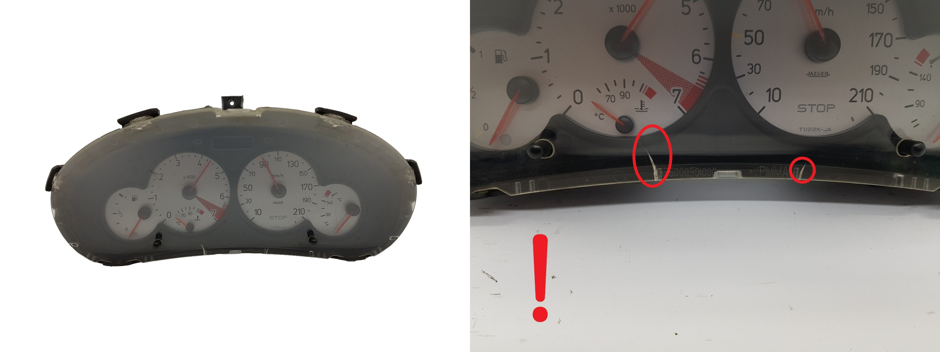 Kierroslukumittari Peugeot 206 9648837180 3071 main product photo