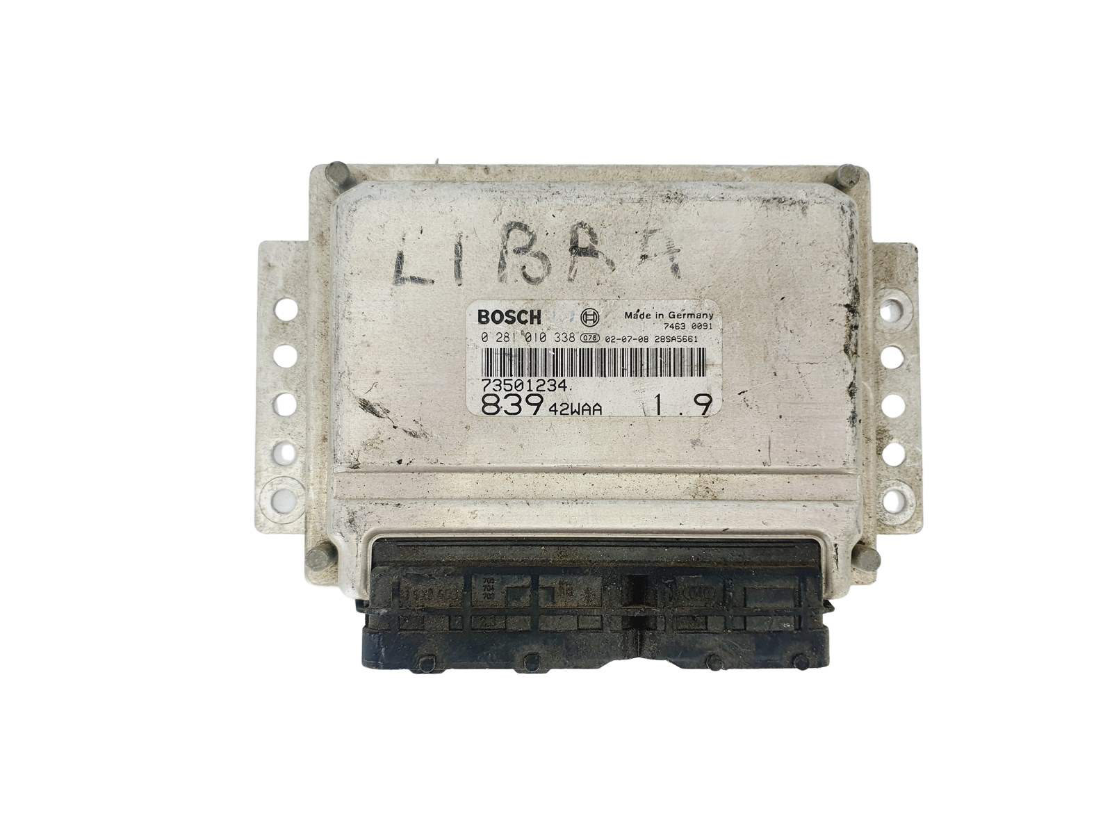 Moottorin Ohjausyksikkö 73501234 0281010338 Lancia Bosch 37599 main product photo