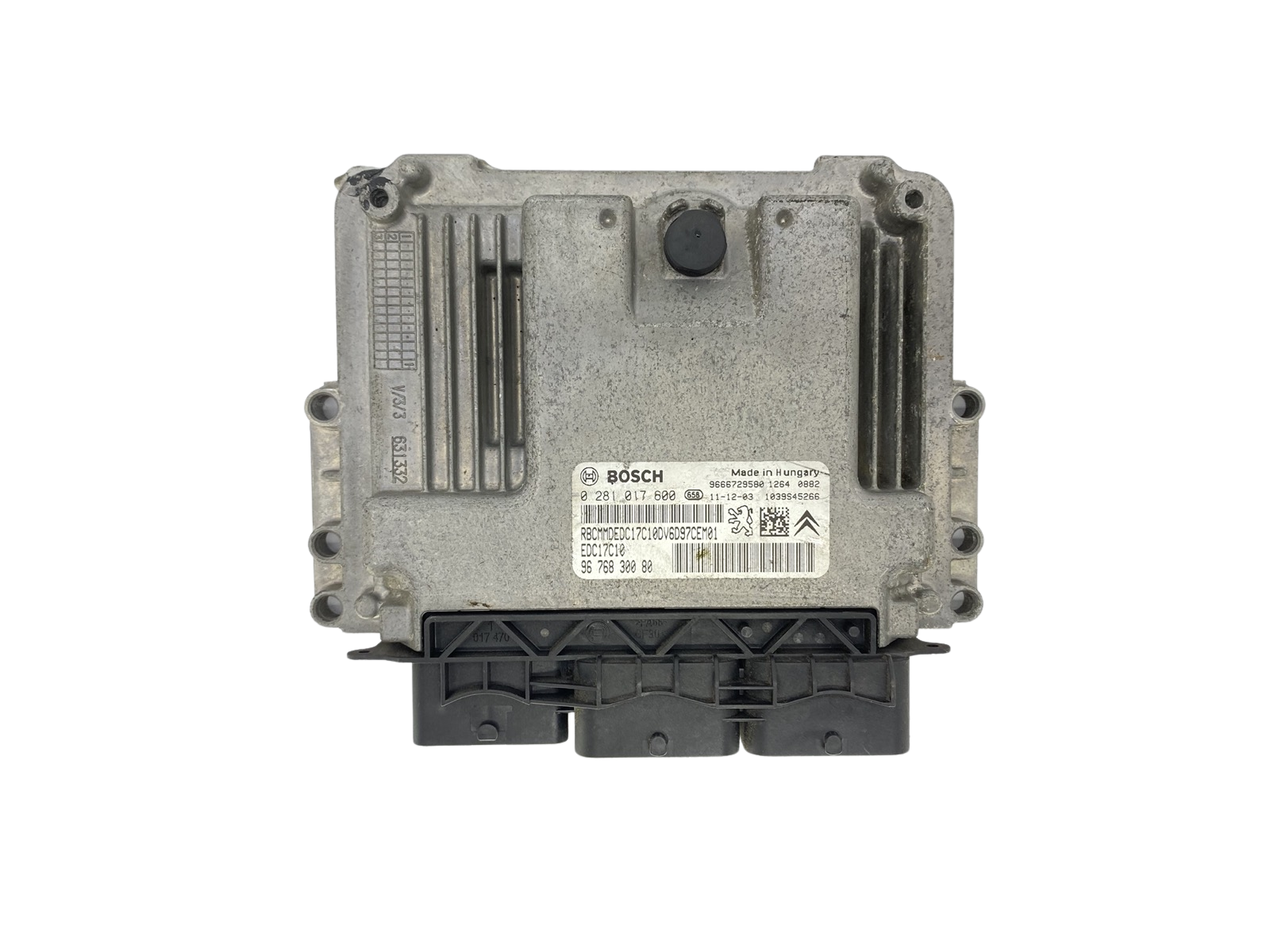 Ohjausyksikkö 9676830080 0281017600 9666729580 PSA Bosch 57064 main product photo