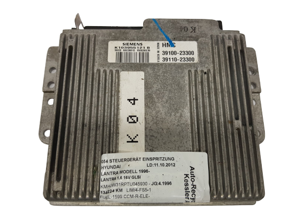 Ohjausyksikkö Hyundai 39100-23300 K103955121B Siemens main product photo