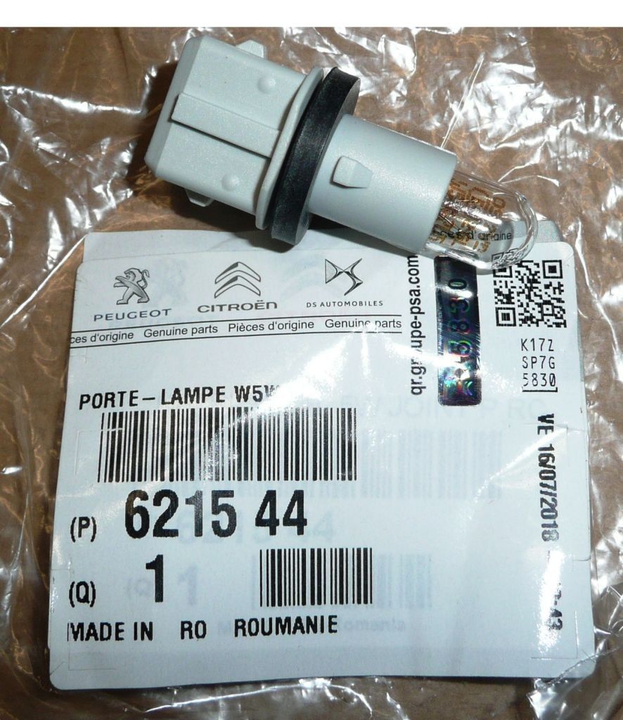 Lamppupidin Uusi Alkuperäinen 6215.44 6215.44 Citroen Peugeot main product photo