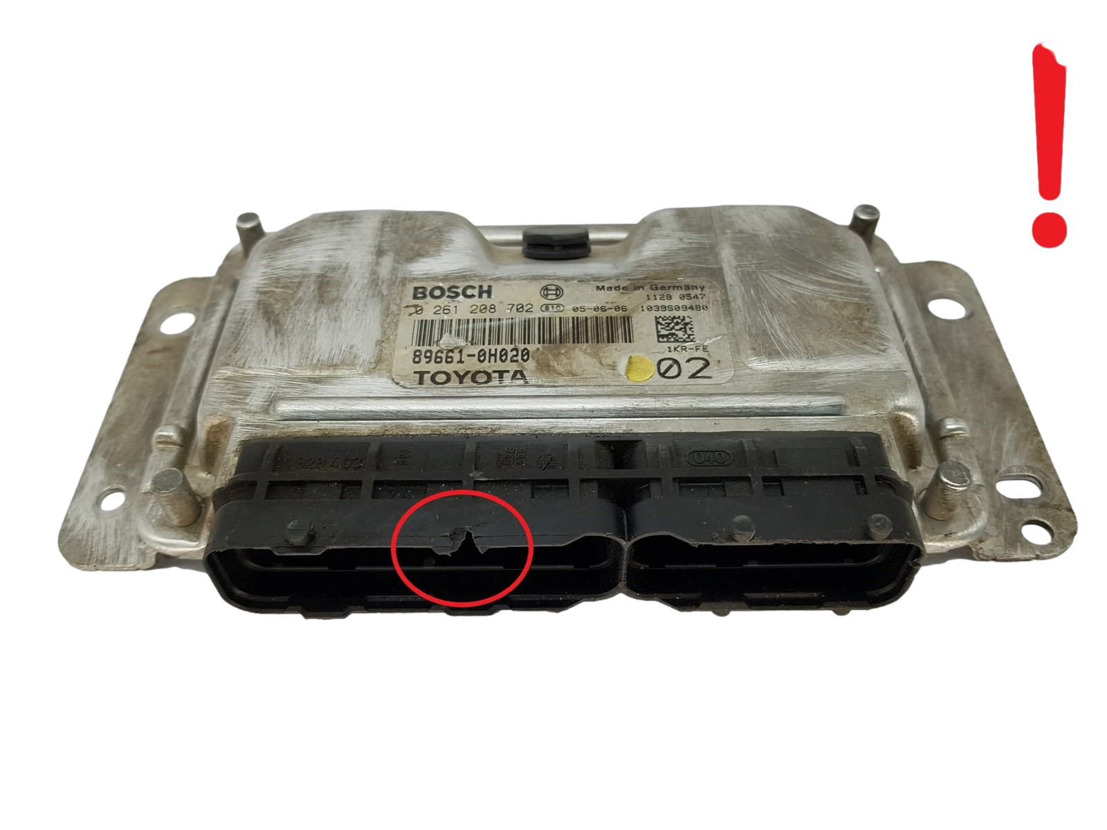 Ohjausyksikkö 89661-0H020 0261208702 Toyota Bosch 16597 main product photo
