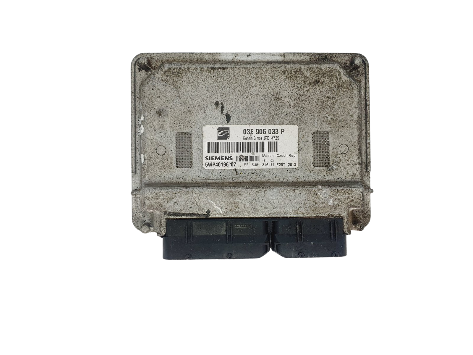 Ohjausyksikkö 03E906033P 5WP40196 07 Seat Siemens 44962 main product photo
