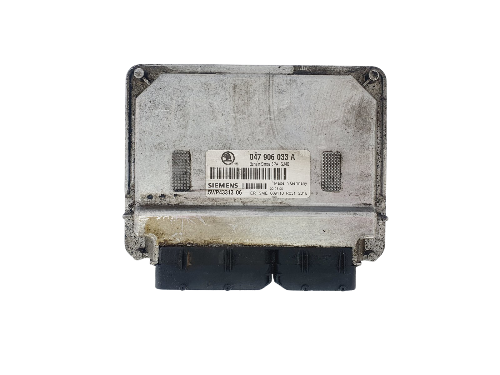 Ohjausyksikkö Skoda 047906033A 5WP43313 06 Siemens main product photo