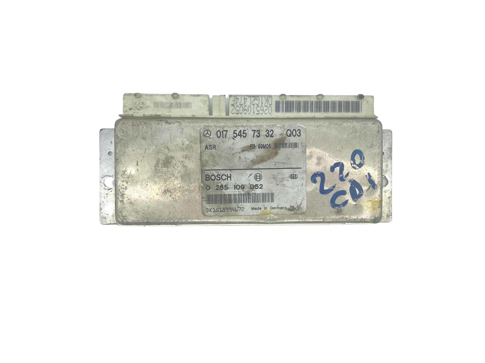 Ohjausyksikkö ASR Mercedes 0175457332 Q03 0265109052 Bosch main product photo
