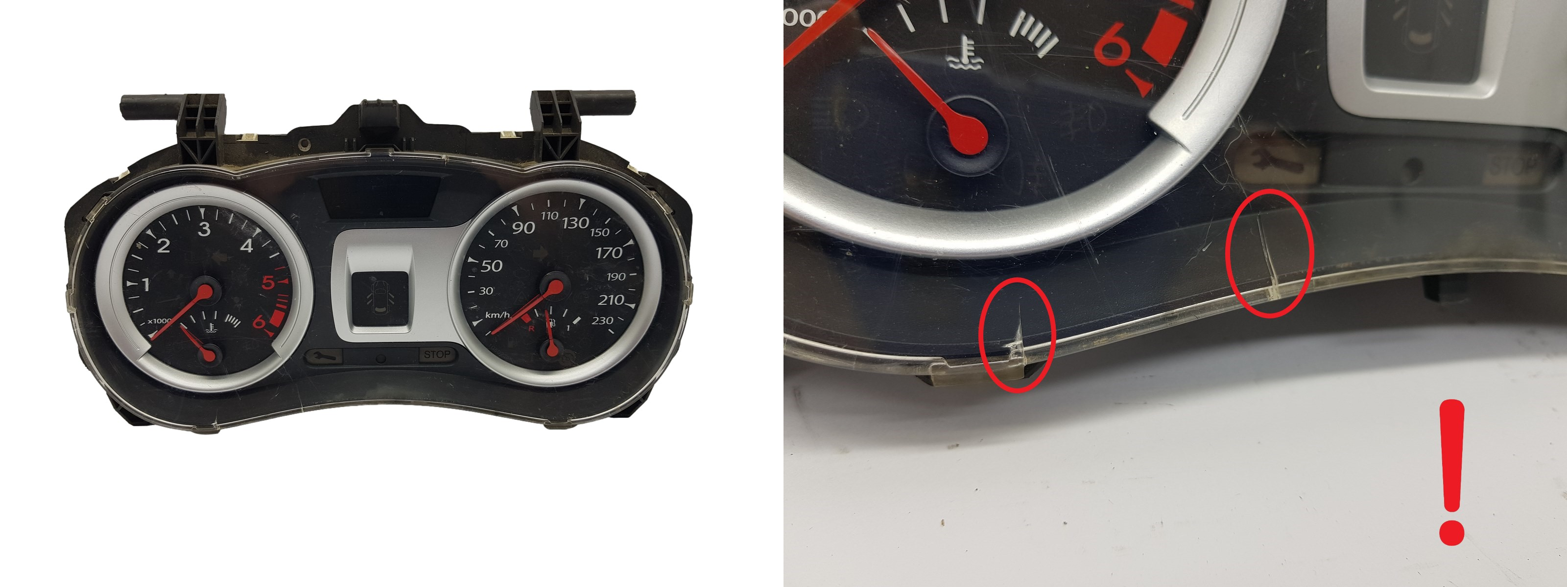 Kierroslukumittari Renault Clio 3 8201060299 A 1580 main product photo