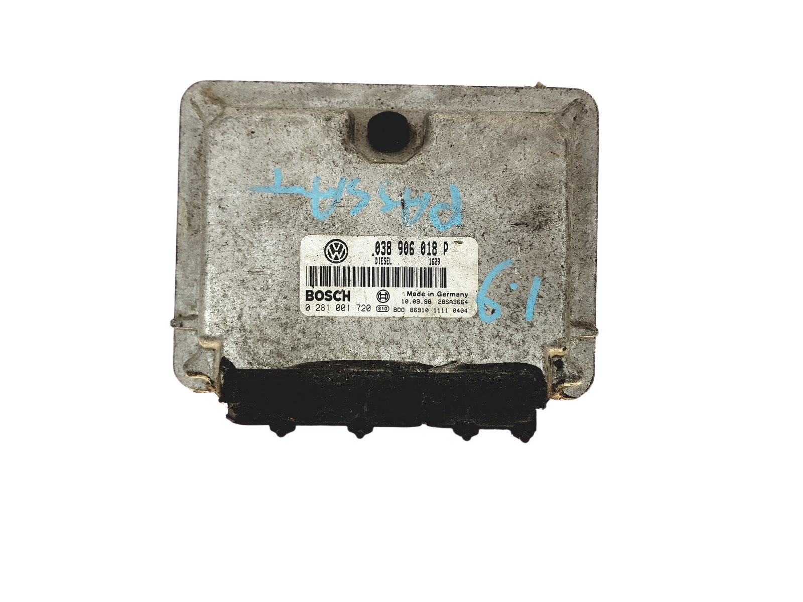 Ohjausyksikkö VW Audi 038906018P 0281001720 Bosch 24836 main product photo