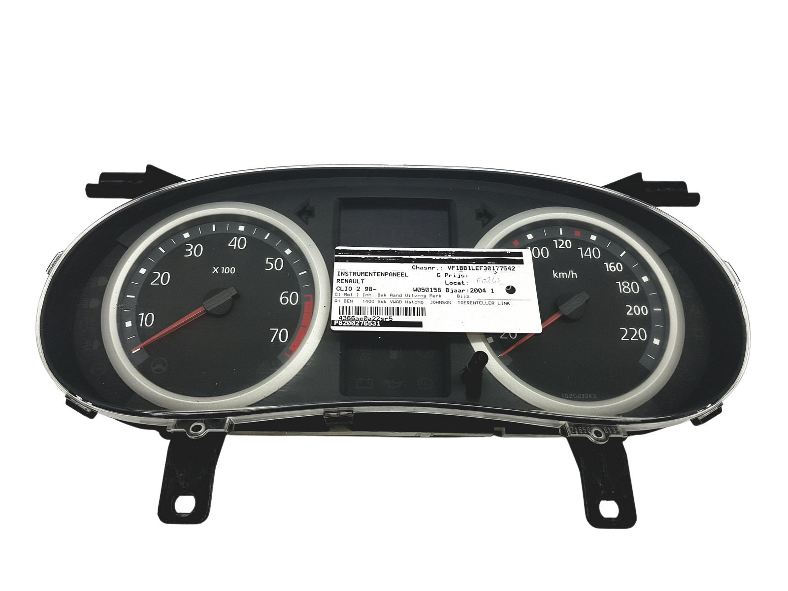 Nopeusmittari Renault Clio 2 8200276531 49264 main product photo