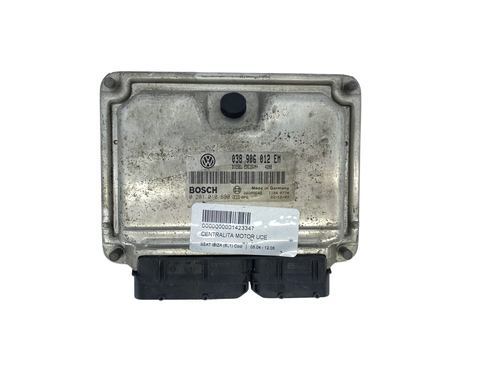 Ohjausyksikkö 038906012EM 0281010690 Seat Bosch 60626 main product photo
