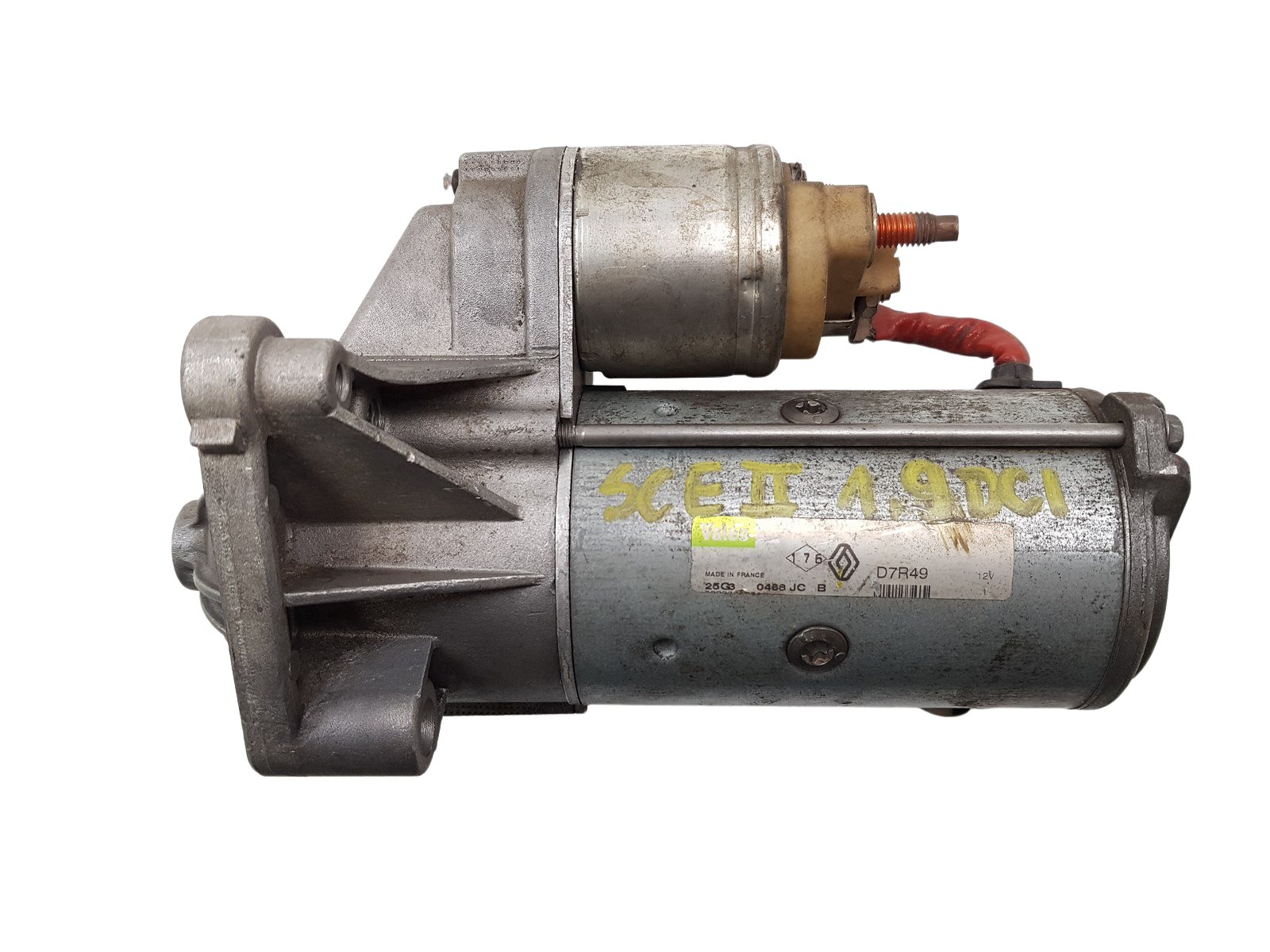 Käynnistin Renault 8200075362 D7R49 1.9 DCI Valeo main product photo