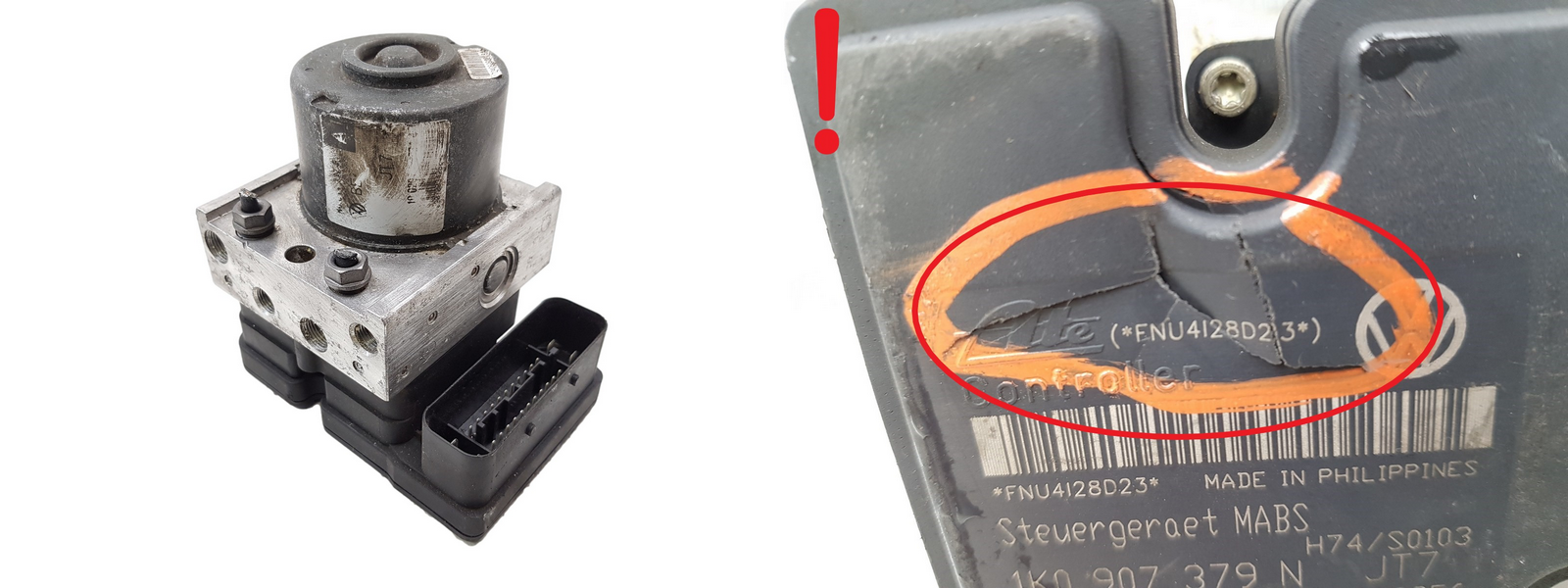 Abs-pumppu VW Golf 1K0614117F 1K0907379N Ate 1359 main product photo