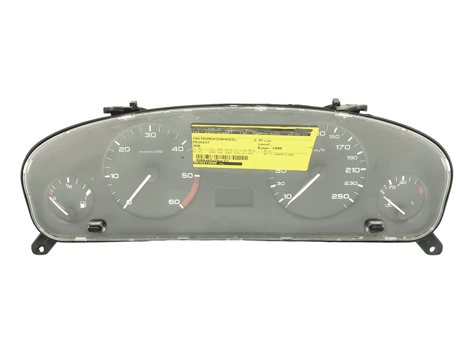Kierroslukumittari Peugeot 406 9630372880 110008882010 44947 main product photo