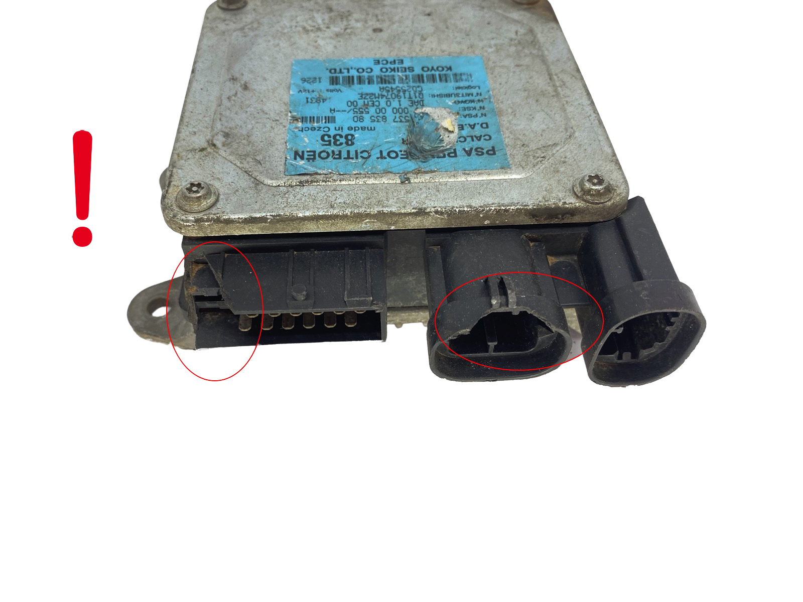 Ohjausyksikkö 9653783580 6900000555 Q1T19074M2ZE G025545A KOYO PSA 56160 main product photo