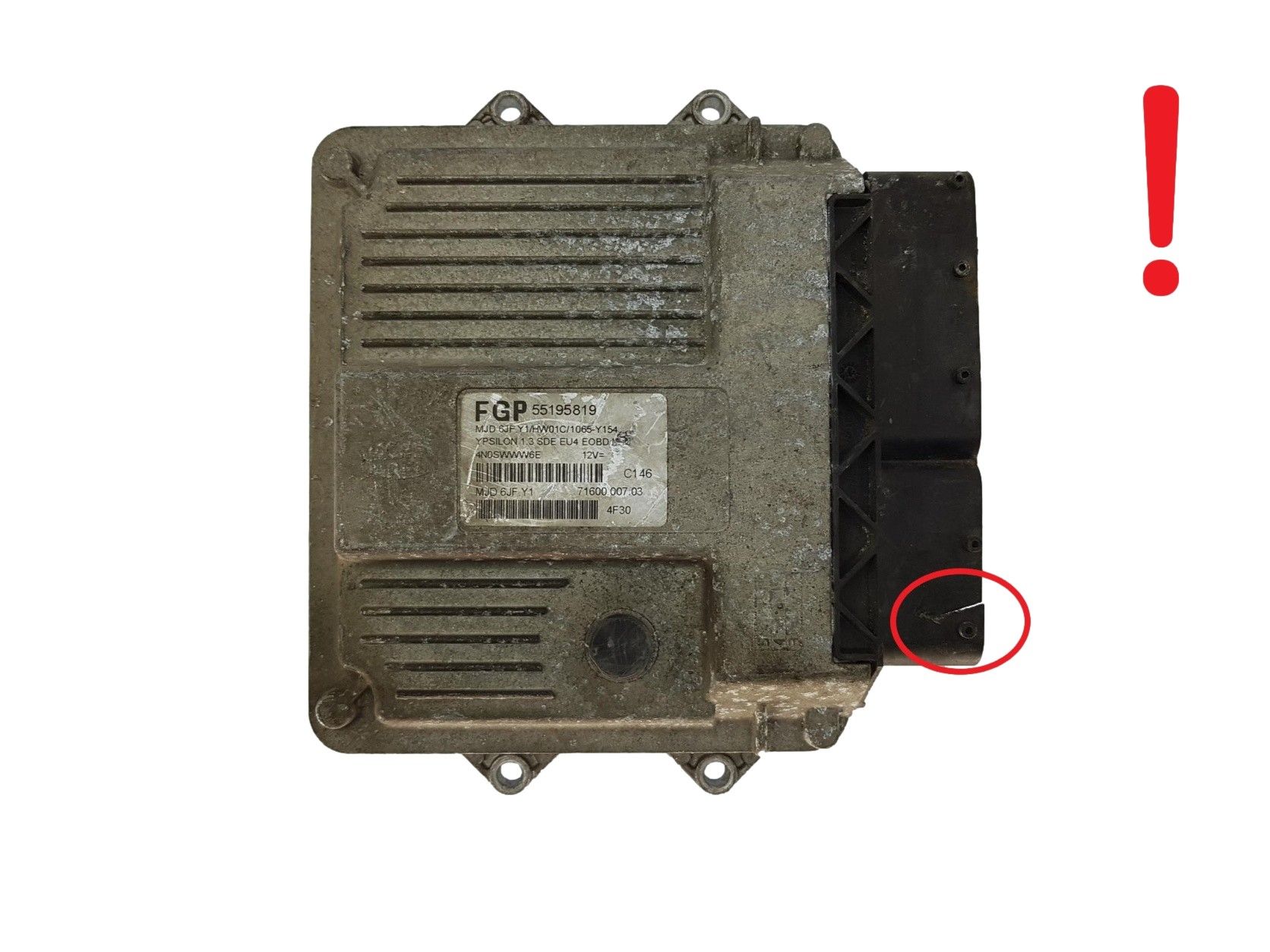 Ohjausyksikkö FGP 55195819 MJD6JF.Y1 71600.007.03 Lancia Magneti Marelli 14853 main product photo