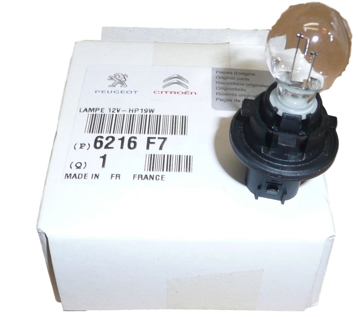 Takalampun sisäosa 6216F7 6216.F7 Citroen Alkuperäinen main product photo