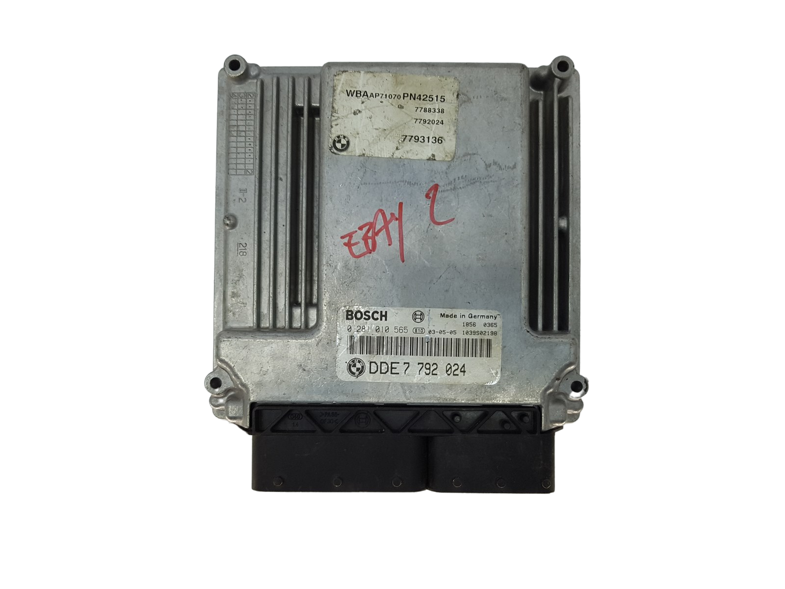 Ohjausyksikkö 7792024 0281010565 BMW Bosch 15983 main product photo