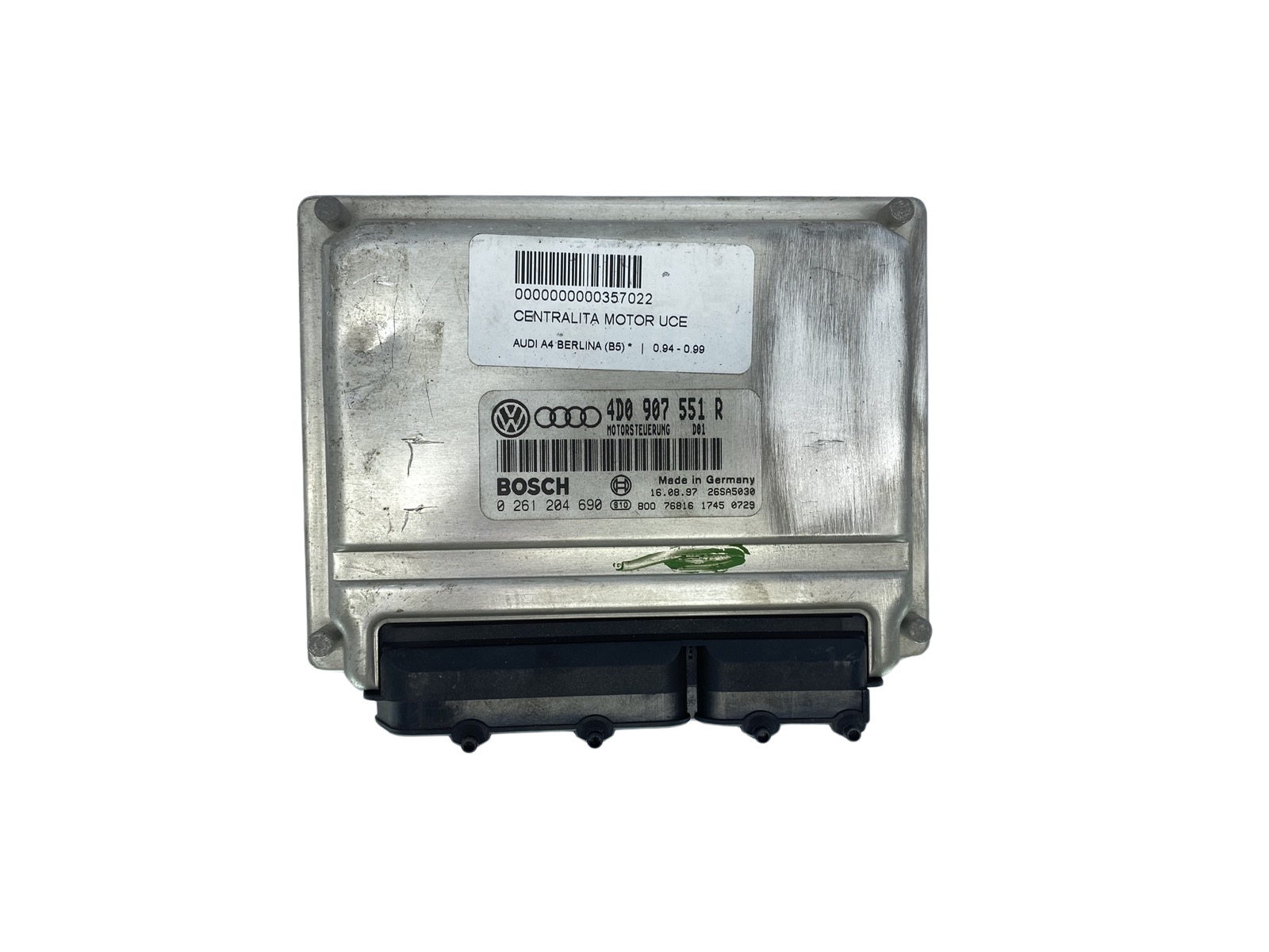 Moottorin Ohjausyksikkö VW Audi 4D0907551R 0261204690 Bosch 62600 main product photo