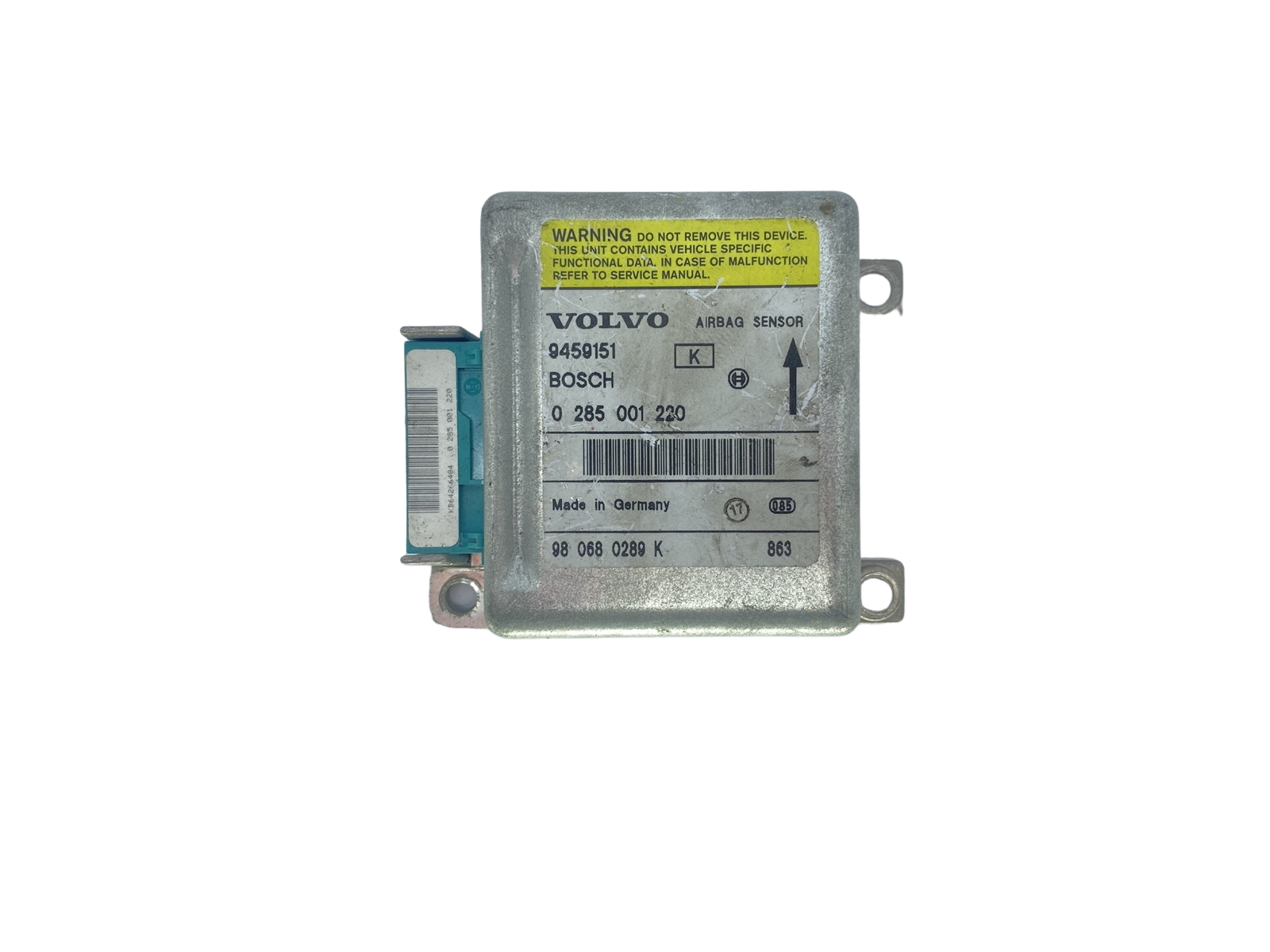 Ohjausyksikön moduuli 9459151 0285001220 Volvo Bosch main product photo