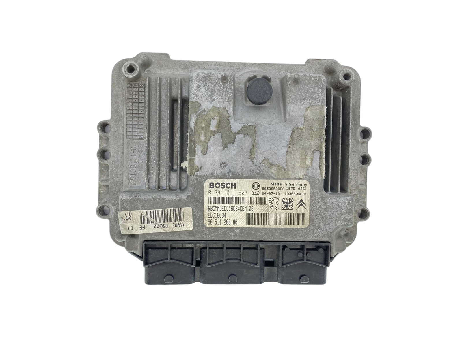 Ohjausyksikkö 9651128880 9653958980 0281011627 PSA Bosch 63484 main product photo
