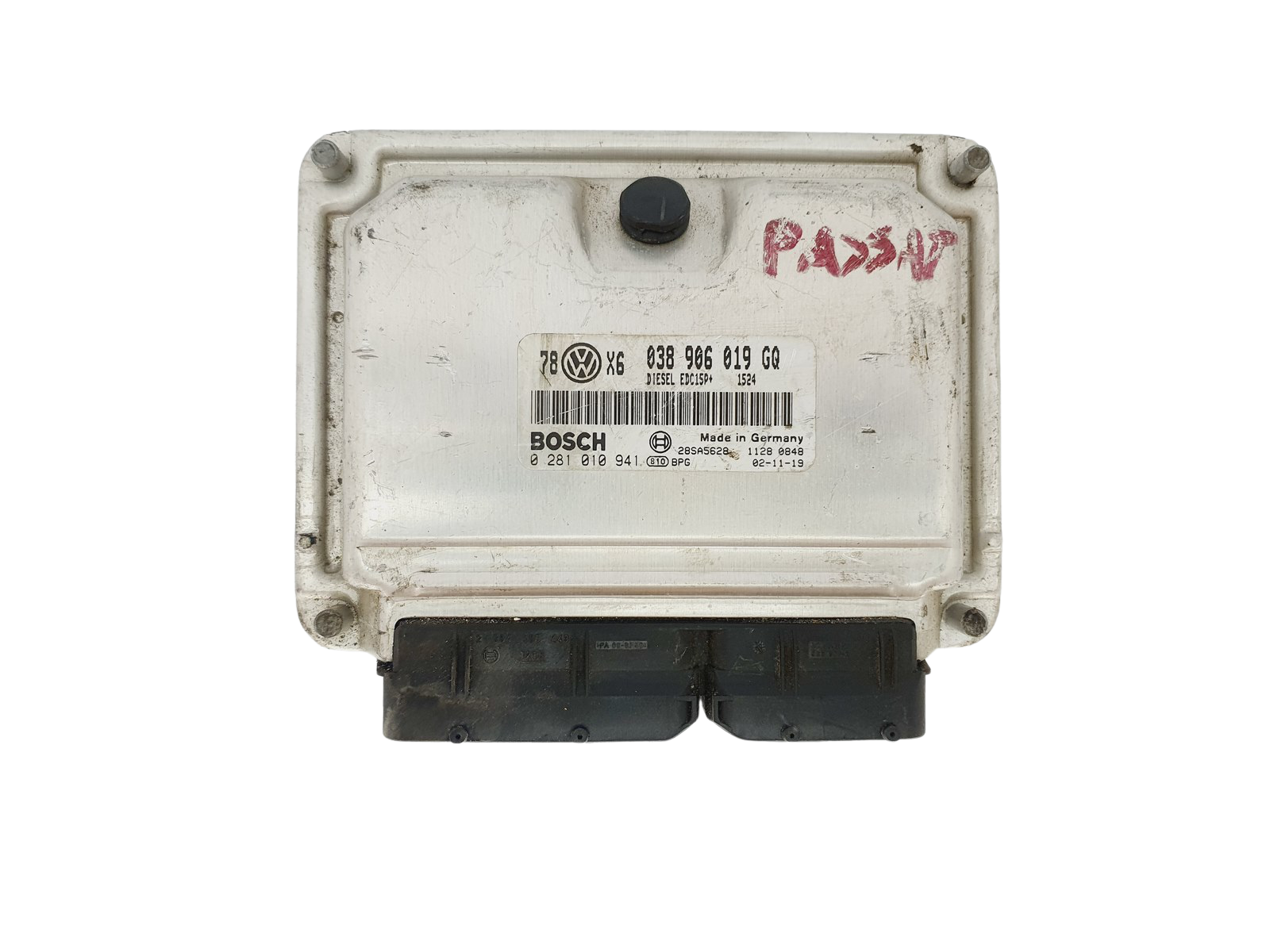 Ohjausyksikkö 038906019GQ 0281010941 Volkswagen Bosch 37267 main product photo