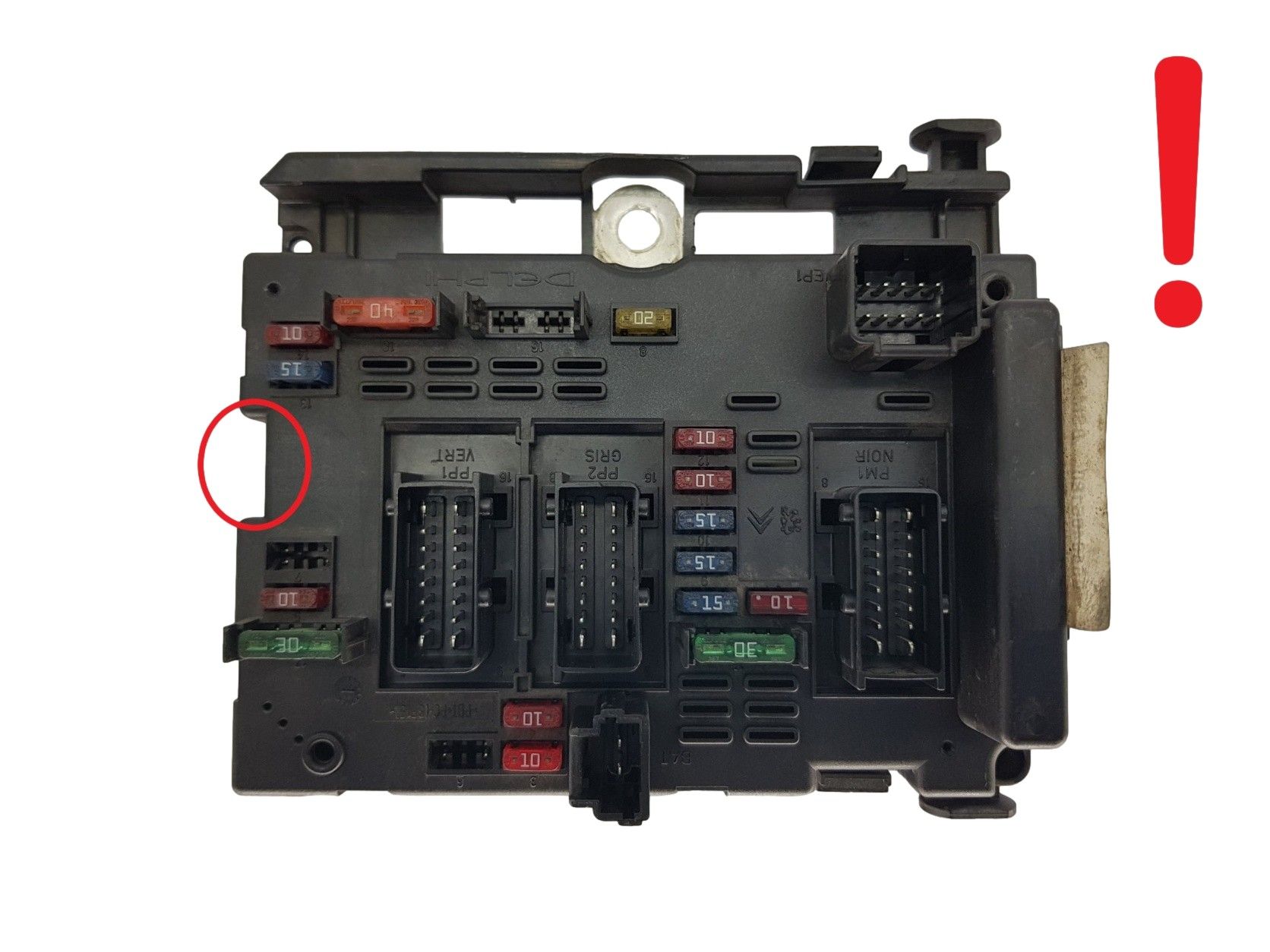 Ohjausyksikkö BSM B2 9646405180 PSA Delphi 1731 main product photo