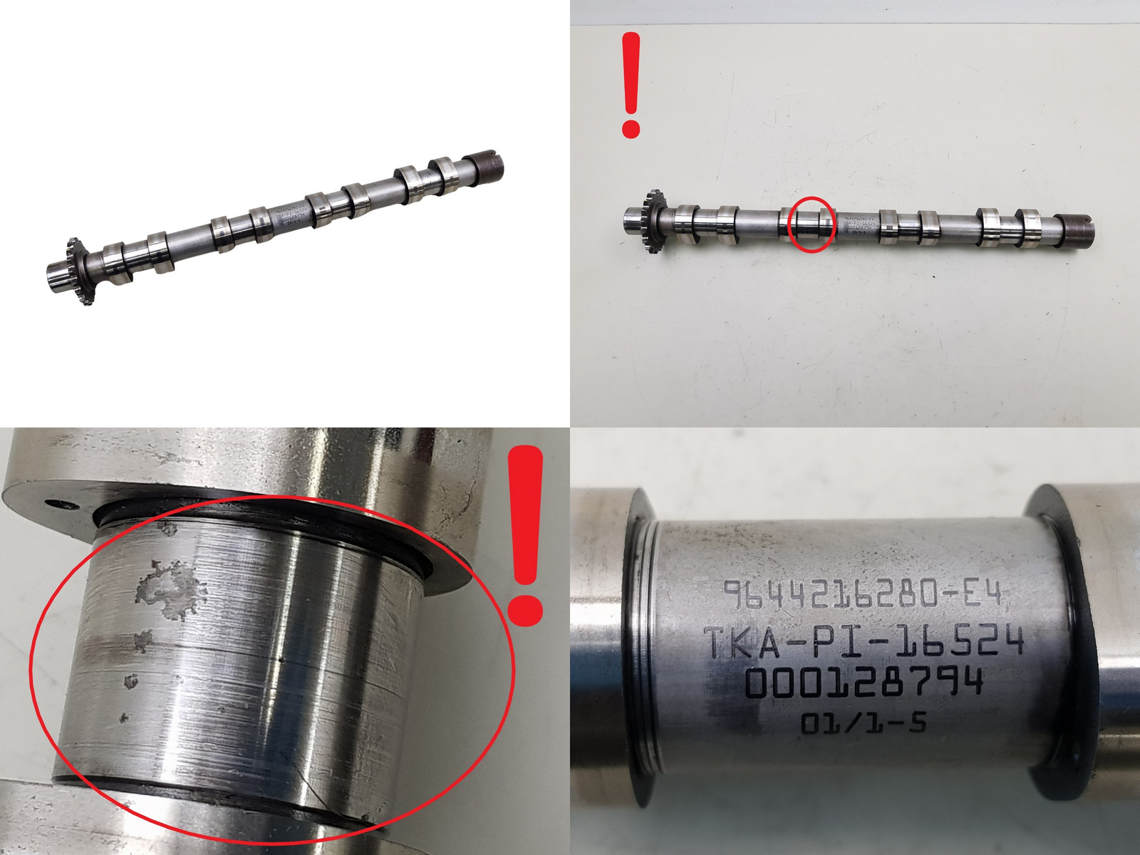 Nokka-akseli 9644216280 0801AC 2.0 HDI 16v Citroen Peugeot 1086 main product photo