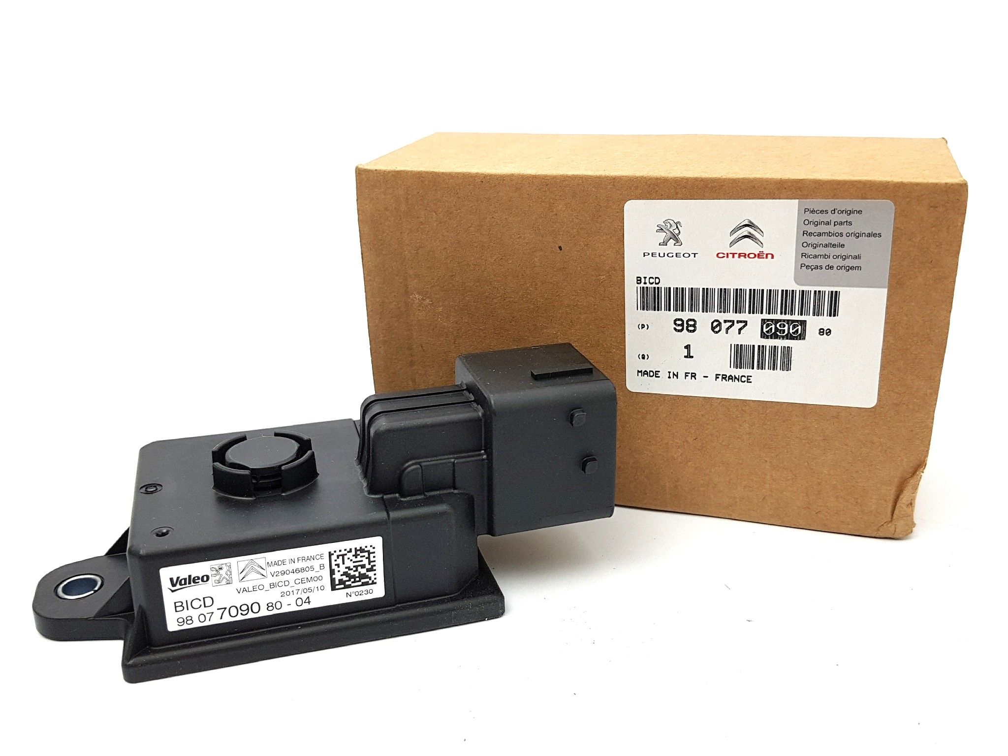 Start-Stop-kytkin Alkuperäinen Citroen Peugeot C3 C4 208 308 508 9807709080 main product photo