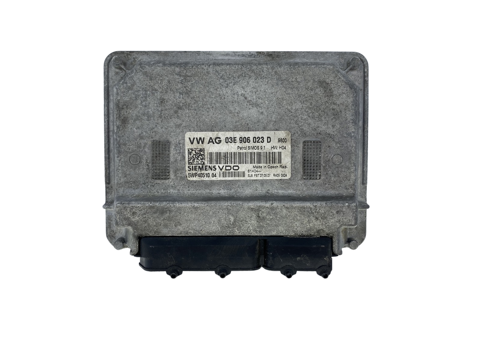 Ohjausyksikkö 03E906023D 5WP40510 04 VW SKODA Siemens 53237 main product photo