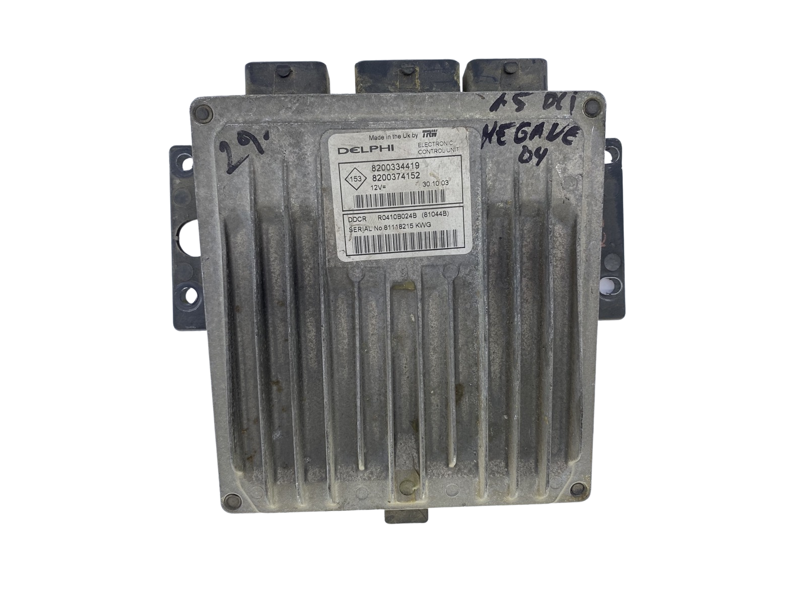 Ohjausyksikkö 8200334419 8200374152 R0410B024B Renault Delphi 52499 main product photo
