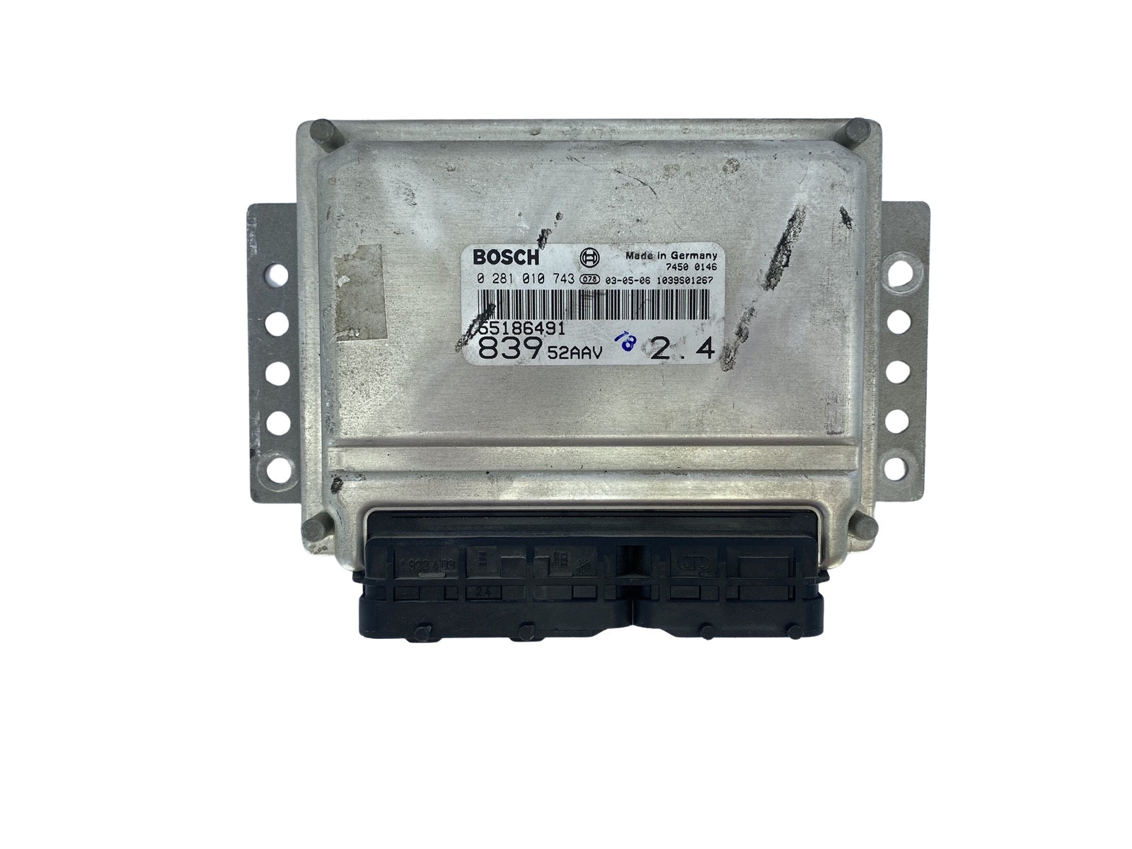 Ohjausyksikkö 55186491 0281010743 83952AAV Fiat Lancia Bosch main product photo
