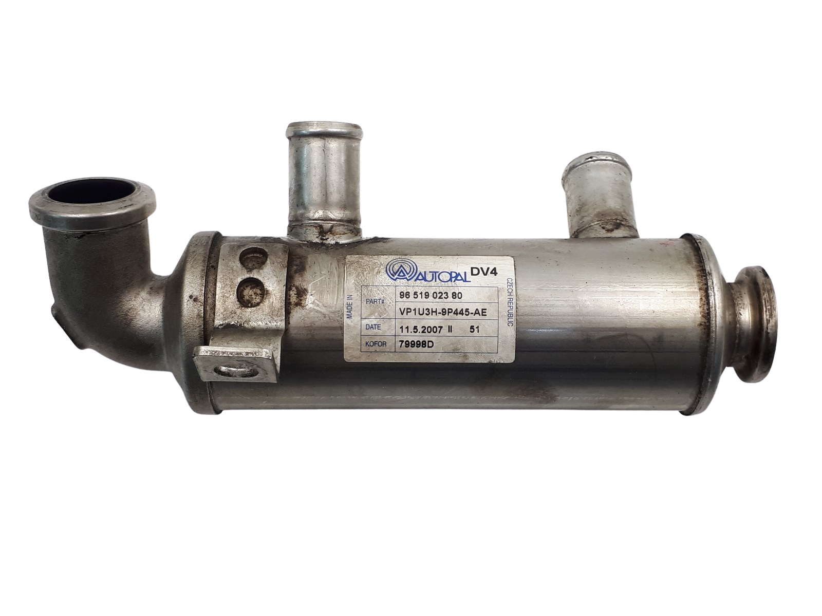 EGR Jäähdytin 9651902380 161844 VP1U3H9P445AE 1.4 hdi Citroen Peugeot Ford main product photo