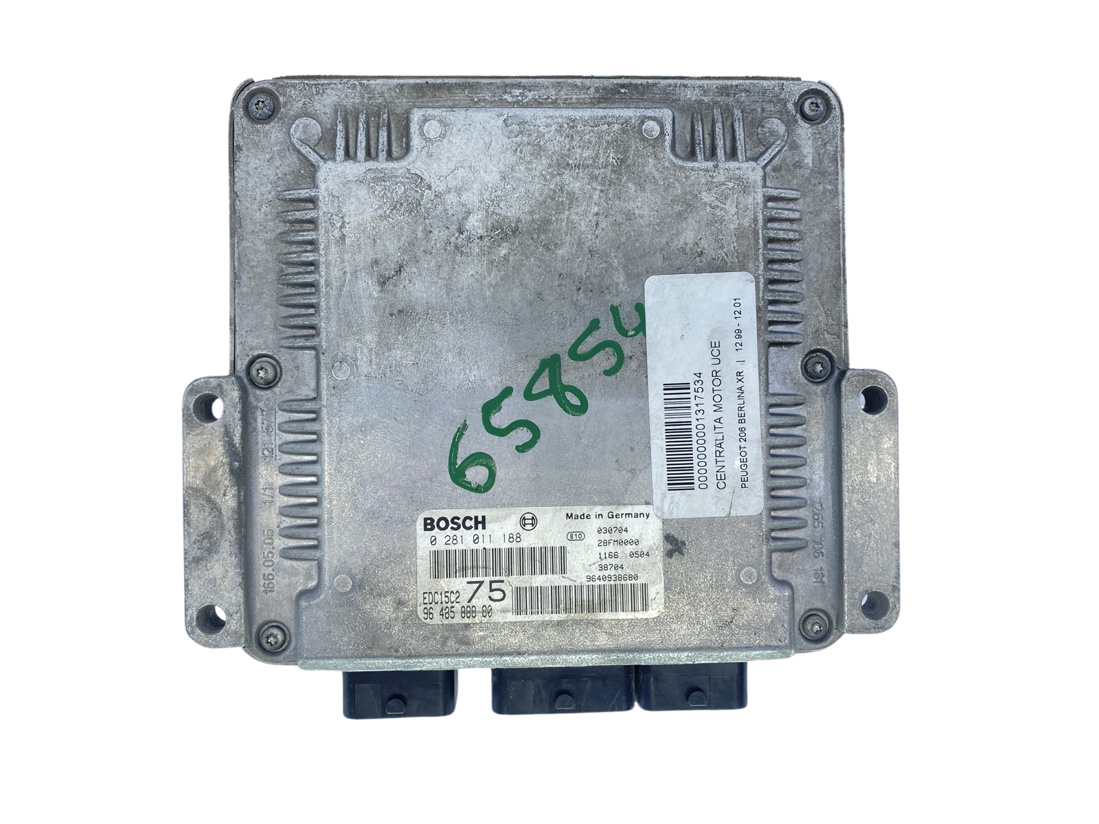 Ohjausyksikkö 0281011188 9640938680 9648588880 PSA Bosch 63824 main product photo