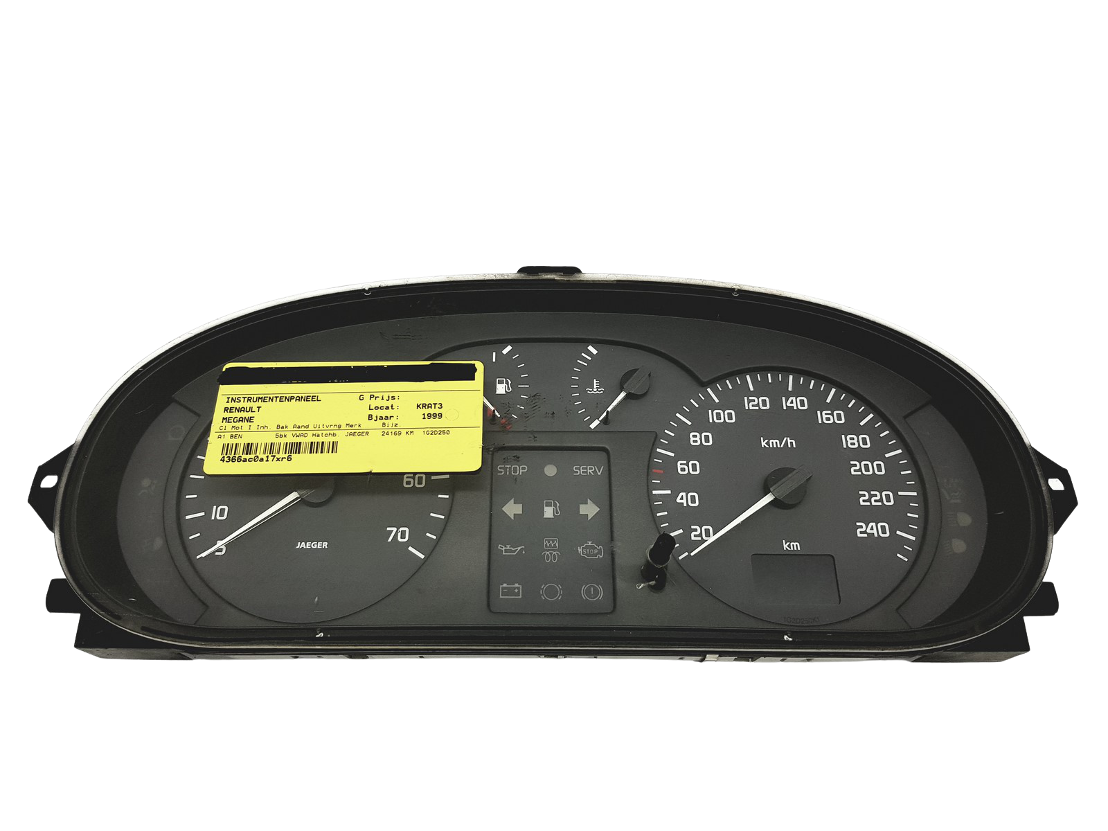 Kierroslukumittari Renault Scenic 1 Megane 1 7700427896 C 49637 main product photo