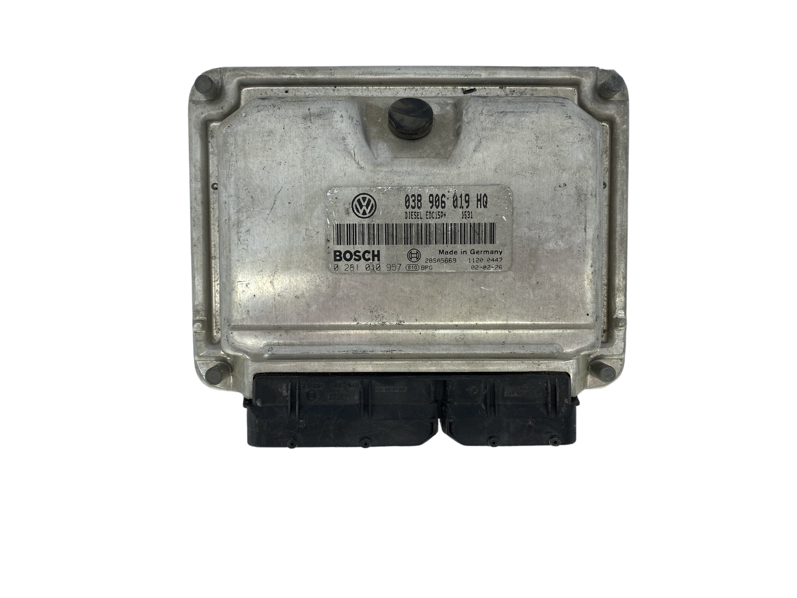 Ohjausyksikkö 038906019HQ 0281010957 VW Seat Bosch 52377 main product photo