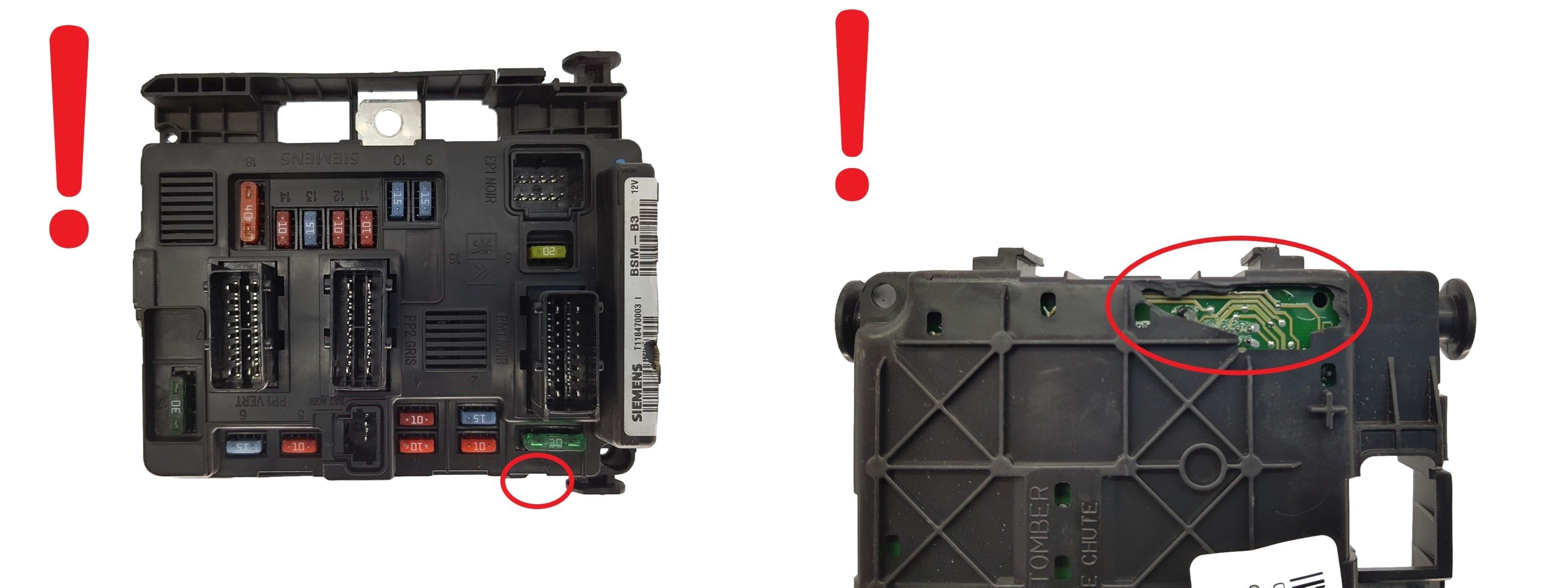 Ohjausyksikkö BSM-B3 T118470003I 9643498880 PSA Siemens 2306 main product photo