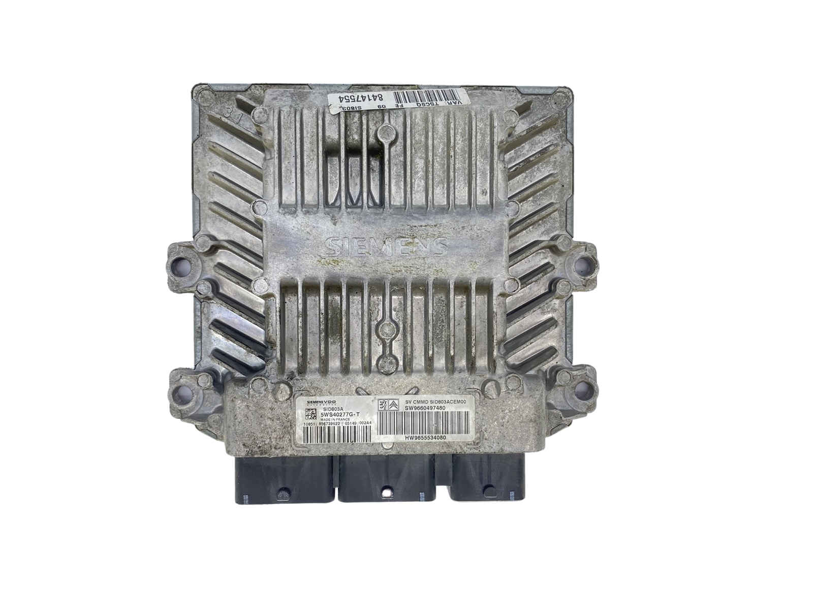 Ohjausyksikkö 9660497480 9655534080 5WS40277G-T PSA Siemens 59582 main product photo