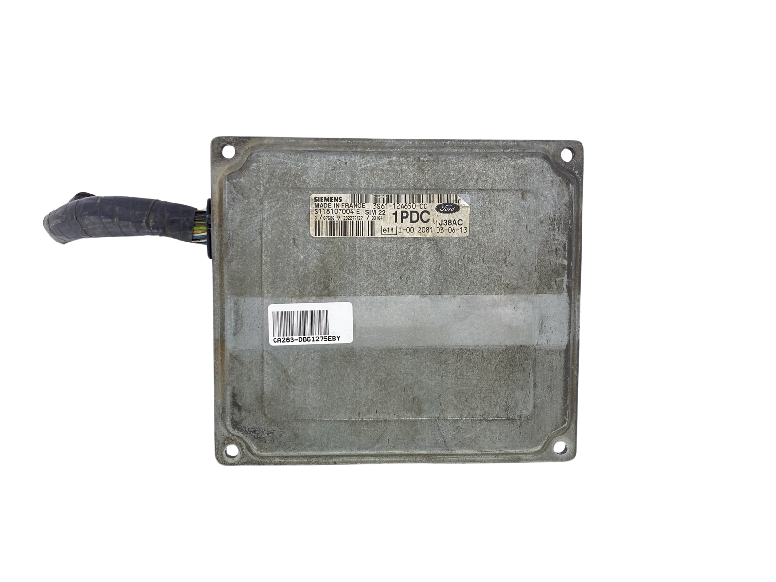 Ohjausyksikkö S118107004E 3S61-12A650-CC SIM22 Ford Siemens 61275 main product photo