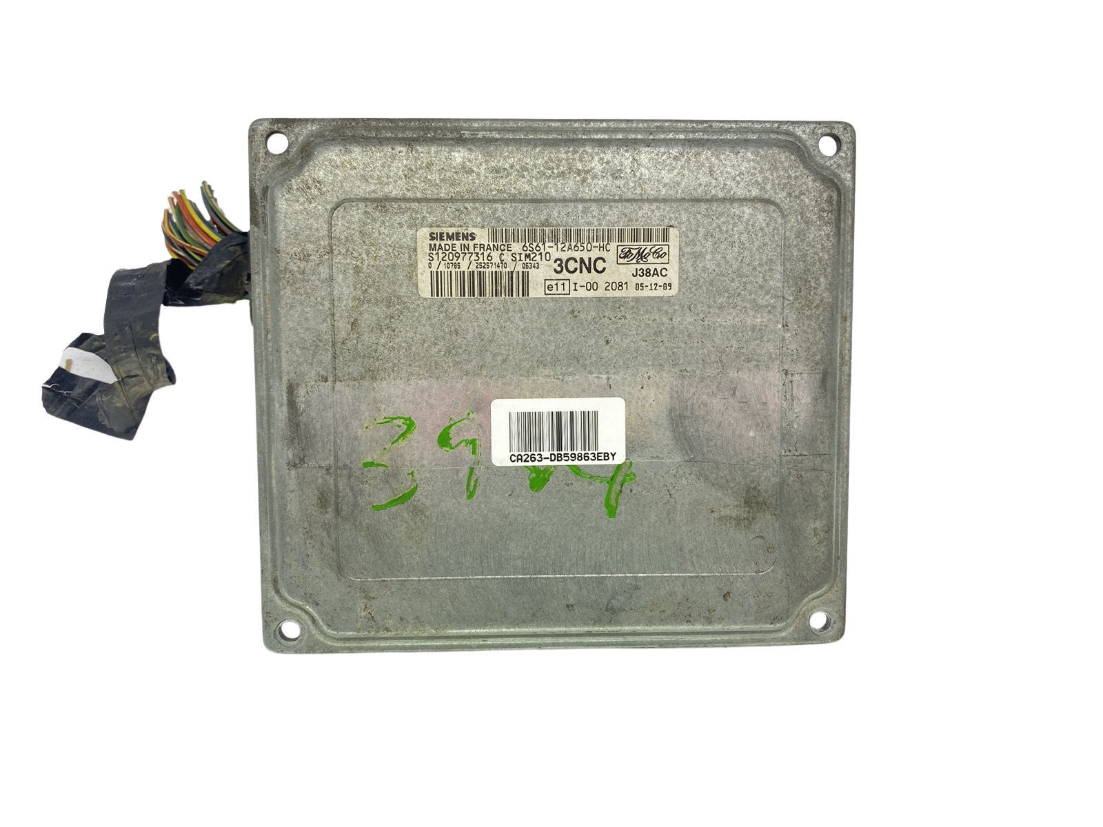 Ohjausyksikkö 6S61-12A650-HC S120977316C SIM210 Ford Siemens main product photo