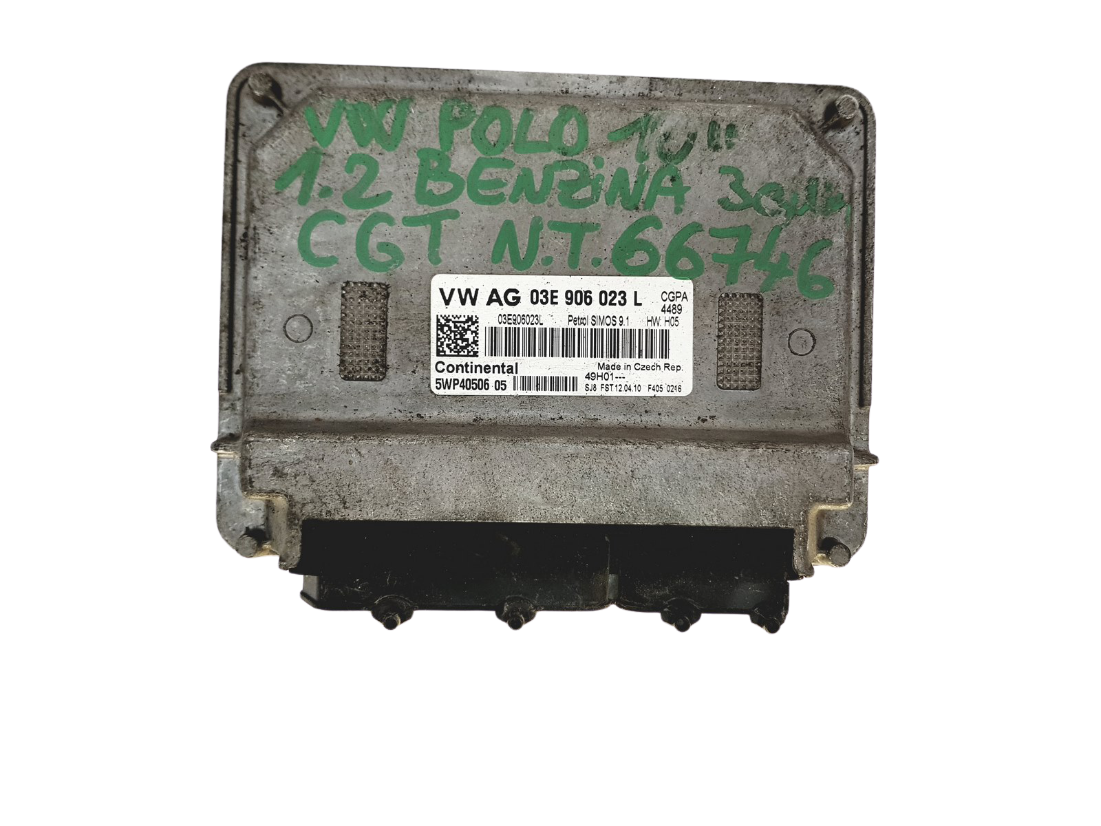 Ohjausyksikkö 03E906023L 5WP40506 05 VW Siemens main product photo