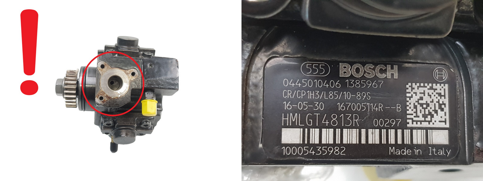 Ruiskutuspumppu 0445010406 167005114R 1.6 DCI Opel Nissan Renault main product photo