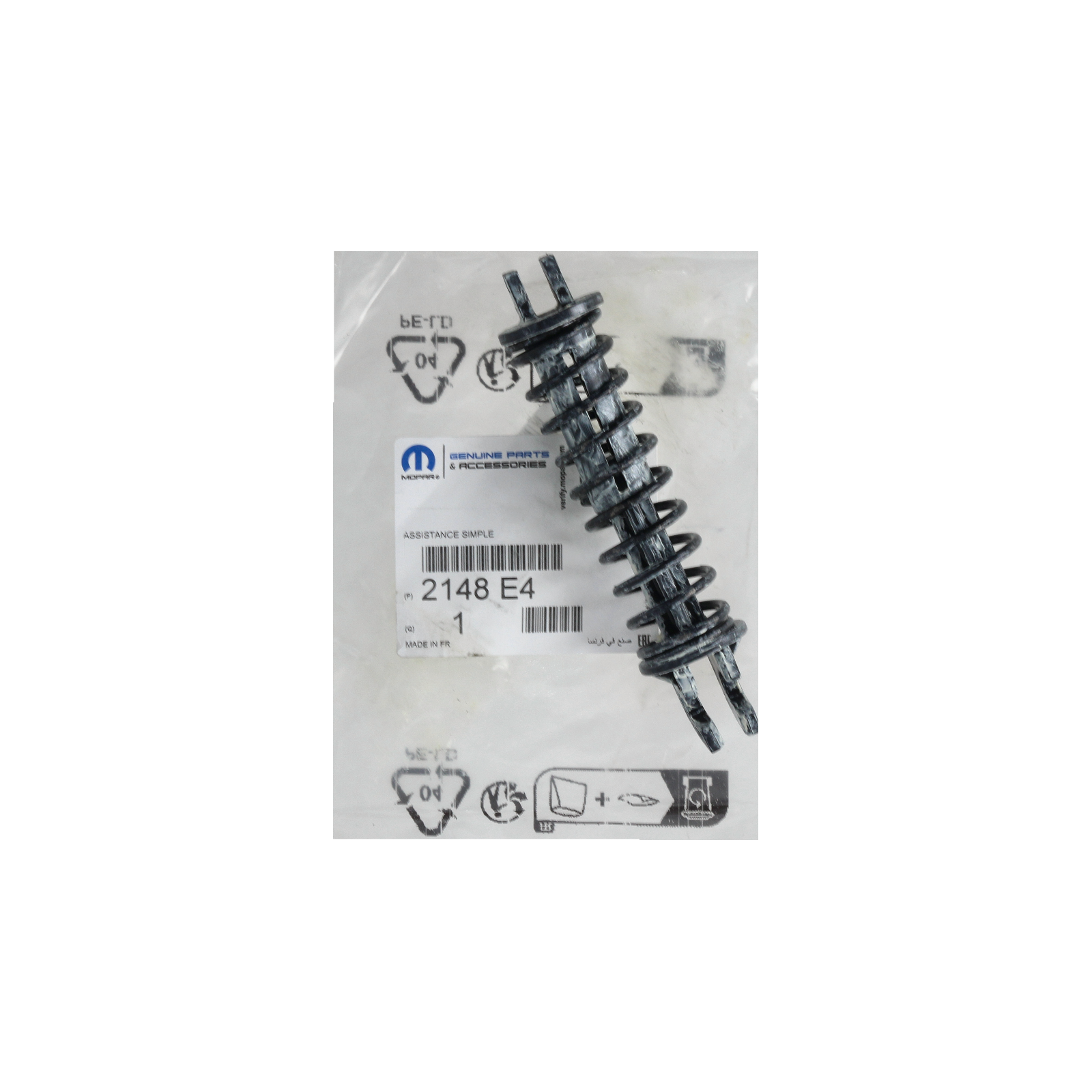 Kytkinpolkimen Palautusjousi Alkuperäinen 2148E4 2148.E4 Citroen Peugeot main product photo