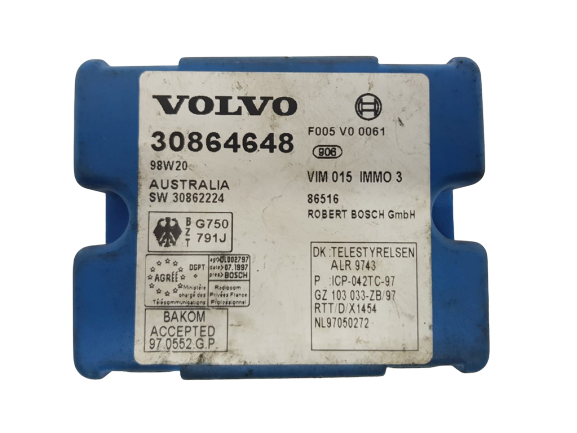 Ohjausyksikön moduuli Volvo 30864648 F005V00061 Bosch main product photo